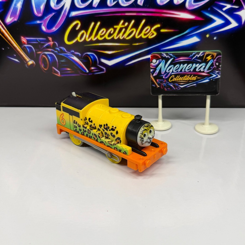 Thomas & Friends TrackMaster Motorized Percy Leopard Print Train Engine 2016